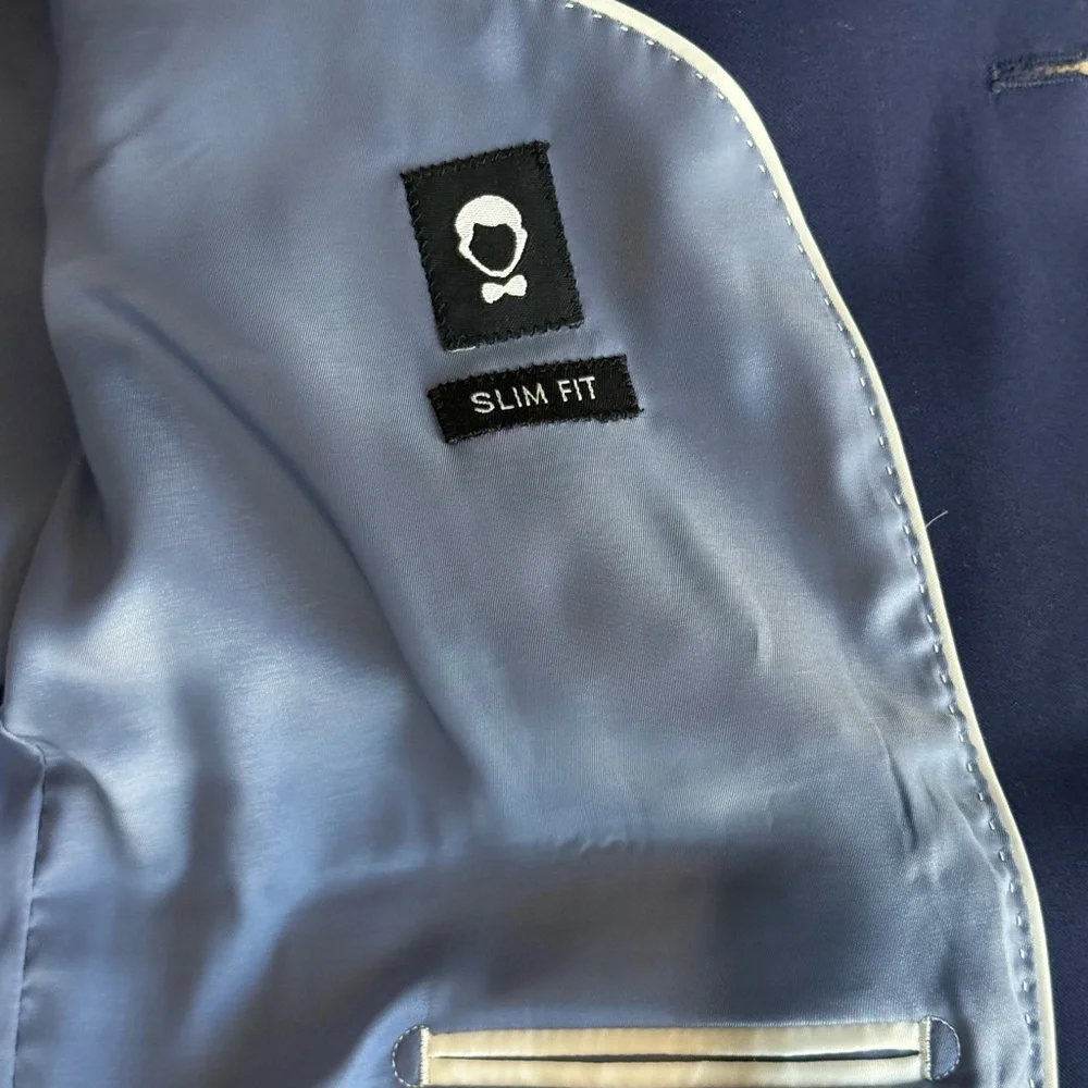Men's Blue Suit by - Picture 3 of 4